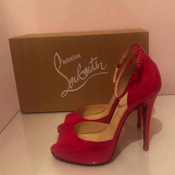 LIMITED EDITION CHRISTIAN LOUBOUTIN BARBIE 50thANNIVERSARY PINKPEEPTOE HEELS - Picture 4 of 16